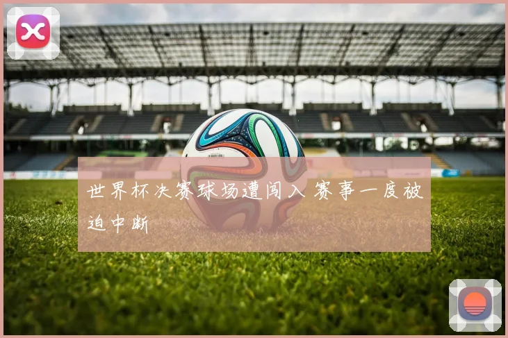 世界杯决赛球场遭闯入 赛事一度被迫中断